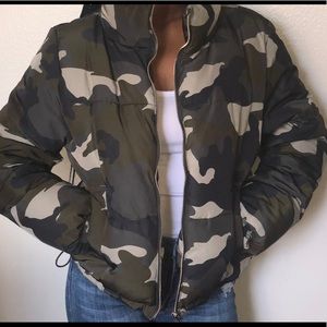 Puffer Army coat
